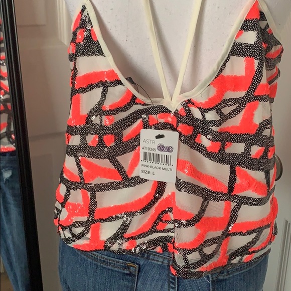 ASTR sequins top - Picture 5 of 7